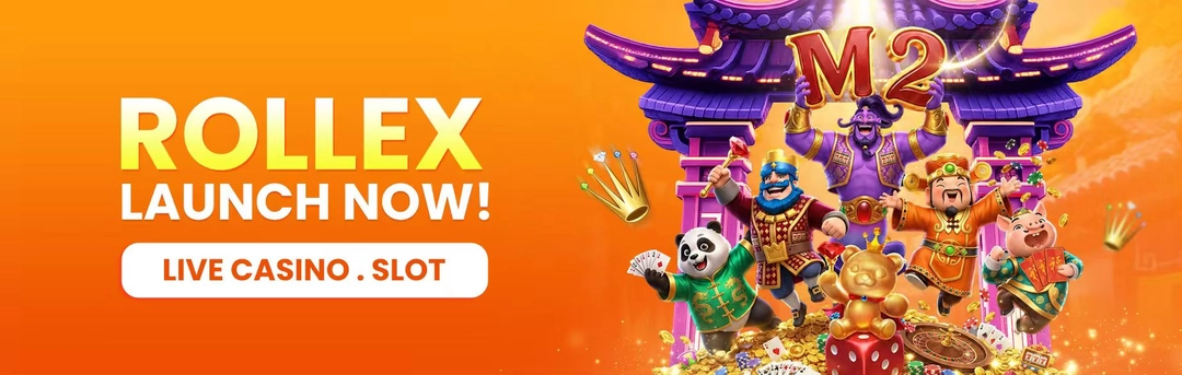Promosi pelancaran kasino langsung dan slot Rollex di M2 Kasino